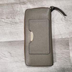 Henri bendel Zip Leather Wallet